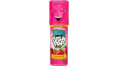 Push Pop Jumbo Strawberry Lollipop Suckers Candy