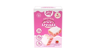 Prime Bites Strawberry Protein Rice Treat- Protein - /