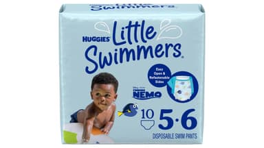Huggies Little Swimmers Disposable 32+ lbs Size 5 - 6 Swim Diapers