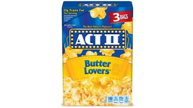 Act II Butter Lovers Microwave Popcorn