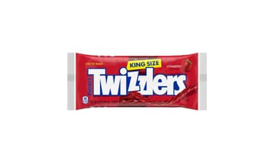 Twizzlers Low Fat Strawberry Twists Licorice Style Candy King Size