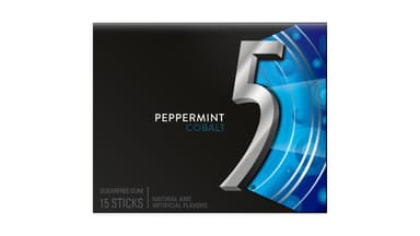 5 Gum Peppermint Cobalt Sugarfree Chewing Gum