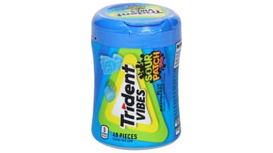 Trident Sour Patch Kids Sugar-Free Vibes Blue Raspberry Gum