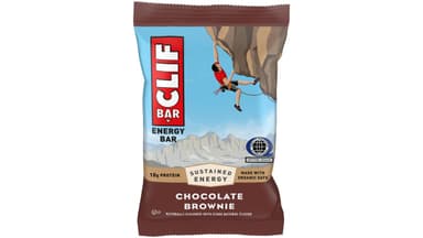 Clif Bar Plant Based Organic Oats Chocolate Brownie Flavor Protein Energy Bar