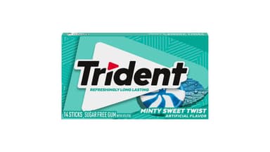 Trident Sugar Free Minty Sweet Twist Flavor Gum with Xylitol