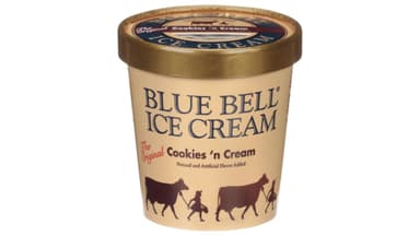 Blue Bell Cookies 'n Cream Ice Cream