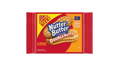 Nutter Butter Double Nutty Peanut Butter Sandwich Cookies Family Size