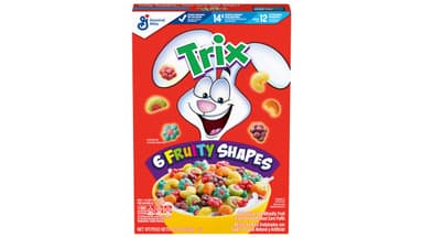 Trix 6 Fruity Shapes Corn Puffs Breakfast Cereal