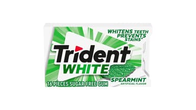 Trident White Sugar Free Spearmint Gum