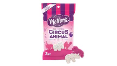 Mother's Original Circus Animal Frosted Cookies with Sprinkles