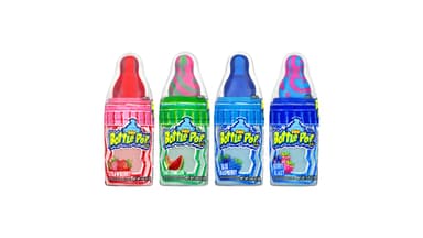 Baby Bottle Pop Assorted Flavors Original Candy Lollipops with Dipping Powder