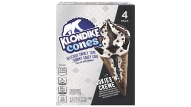 Klondike Cones! Cookies 'N Cream Frozen Dairy Dessert Cones