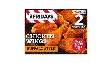 TGI Fridays Frozen Buffalo Style Chicken Wings Box Snack Size