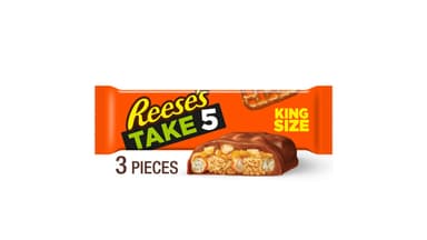 Reese's Take5 Pretzel Caramel Peanut Butter Chocolate Candy Bar King Size