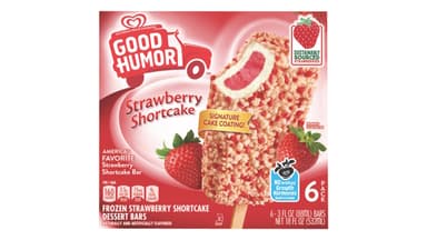 Good Humor Dairy Strawberry Shortcake Frozen Dessert Bars