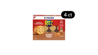 Ritz Peanut Butter Sandwich Crackers Boxes Snack