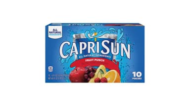 Capri Sun Fruit Punch Flavored Juice