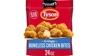Tyson Any’tizers Frozen Crispy Boneless Chicken Bites