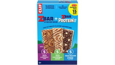 Clif ZBAR Soft-Baked Energy and Protein Snack Bars Variety