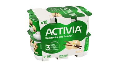 Activia Low Fat Probiotic Vanilla Yogurt Cups