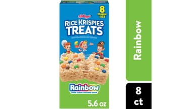 Rice Krispies Treats Rainbow Marshmallow Snack Bars