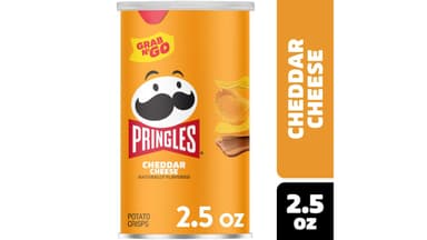 Pringles Cheddar Cheese Grab N' Go Potato Crisp Chips