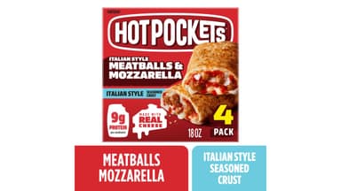 Hot Pockets Frozen Italian Style Meatball Mozzarella Sandwiches
