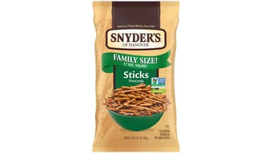 Snyder's of Hanover Low Fat Pretzel Sticks Family Size