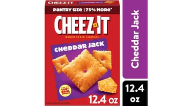 Cheez-It Baked Cheddar Jack Snack Crackers Pantry Size