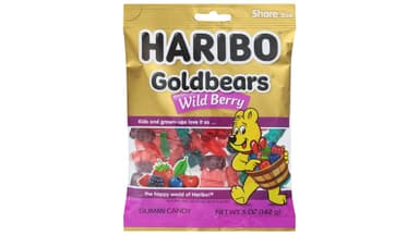 Haribo Goldbears Wild Berry Gummi Candy Share Size