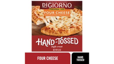 DiGiorno Traditional Crust Hand-Tossed Style Frozen Four Cheese Pizza Personal Size