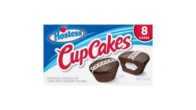 Hostess Frosted Chocolate Cupcakes with Creamy Filling