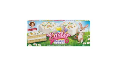 Little Debbie Vanilla Easter Basket Cakes