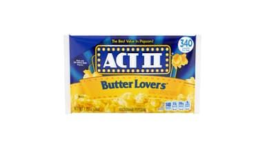 Act II Butter Lovers Microwave Popcorn