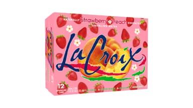 La Croix Strawberry Peach Sparkling Water