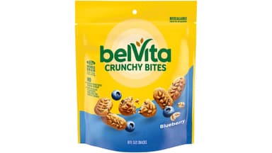 BelVita Crunchy Bites Blueberry Snacks Bite Size