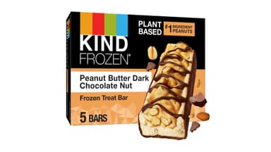 KIND Bar Frozen Plant-Based Peanut Butter Dark Chocolate Nut Treat Bars