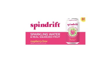 Spindrift Unsweetened Raspberry Lime Sparkling Water