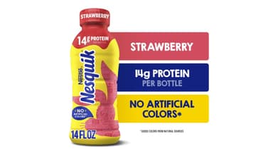 Nesquik Low Fat Strawberry Flavored Milk