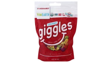 Yumearth Organic Gluten Free Giggles Chewy Candy Bites