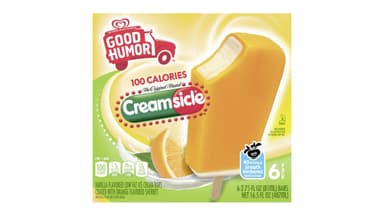 Good Humor Low Fat Creamsicle Vanilla Flavored Ice Cream Bars