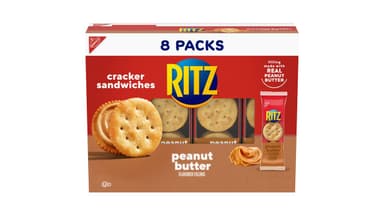 Ritz Peanut Butter Flavored Filling Sandwich Crackers Snack