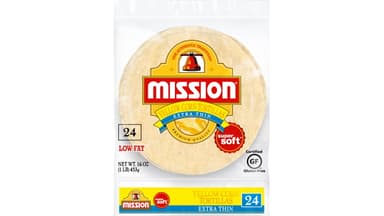Mission Foods Super Soft Gluten Free Extra Thin Yellow Corn Tortillas