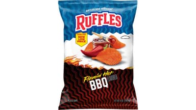 Ruffles Flamin' Hot BBQ Flavored Potato Chips