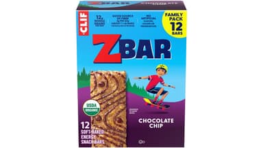 Clif Kid ZBAR Organic Chocolate Chip Energy Snack Bars Family