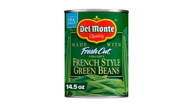 Del Monte Foods Fresh Cut Blue Lake French Style Green Beans with Sea Salt