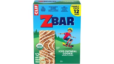 Clif Kid ZBAR Organic Iced Oatmeal Cookie Energy Snack Bars Family