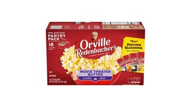 Orville Redenbacher's Movie Theater Butter Pantry Pack Microwave Popcorn
