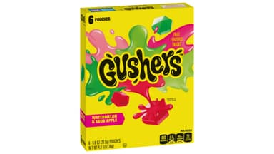 Gushers Watermelon and Sour Apple Fruit Flavored Snack