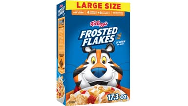 Kellogg's Cereal Frosted Flakes Original Breakfast Cereal Box Large Size